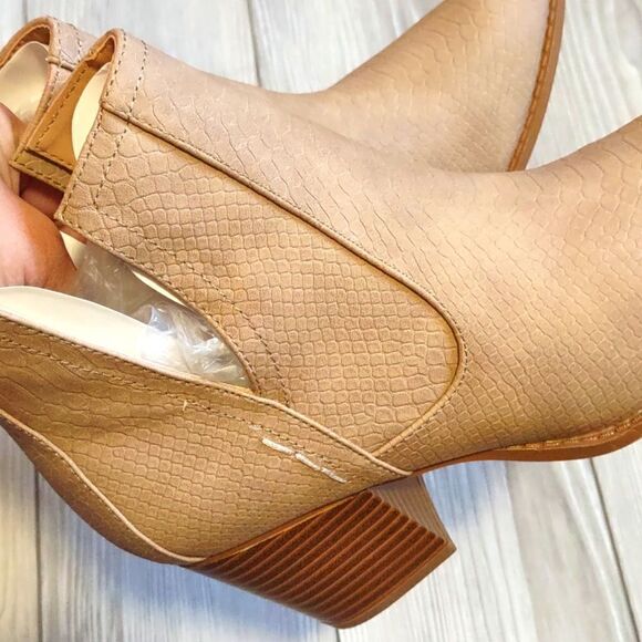 (49-1611)  ZBY Open Ankle Boots Size 5.5 - Picture 9 of 11